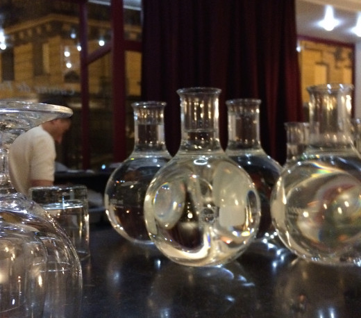 Amaranthe - bottles on bar