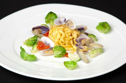 Linguine-aux-tellines-et-choux-de-Bruxelles-Assaggio-David-Grimbert