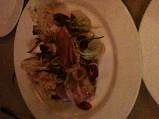 Spotted-Pig-Speck-Puntarelle-Radicchio-Blood-Orange-Salad-2