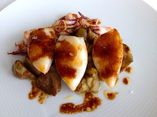 Porta-Gaig-Squid-and-artichokes