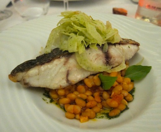 Philippe-Excoffier-Sea-Bass-with-beans-and-fennel