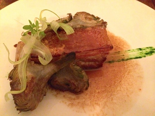 Will - pork belly with artichokes