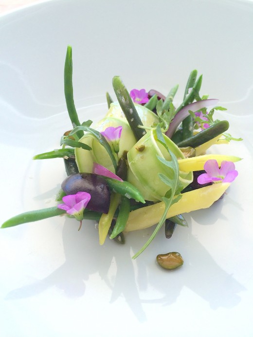 Mirazur - Green bean salad