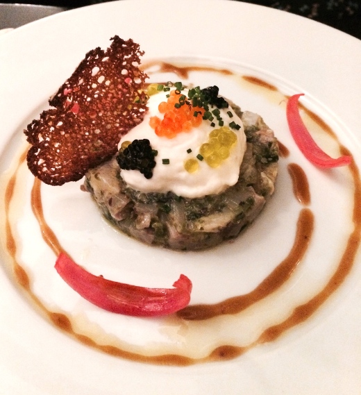 Poulettes Sea bass tartare