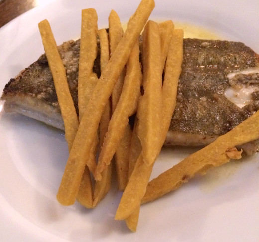 Amaranthe - Sole with panisse fries