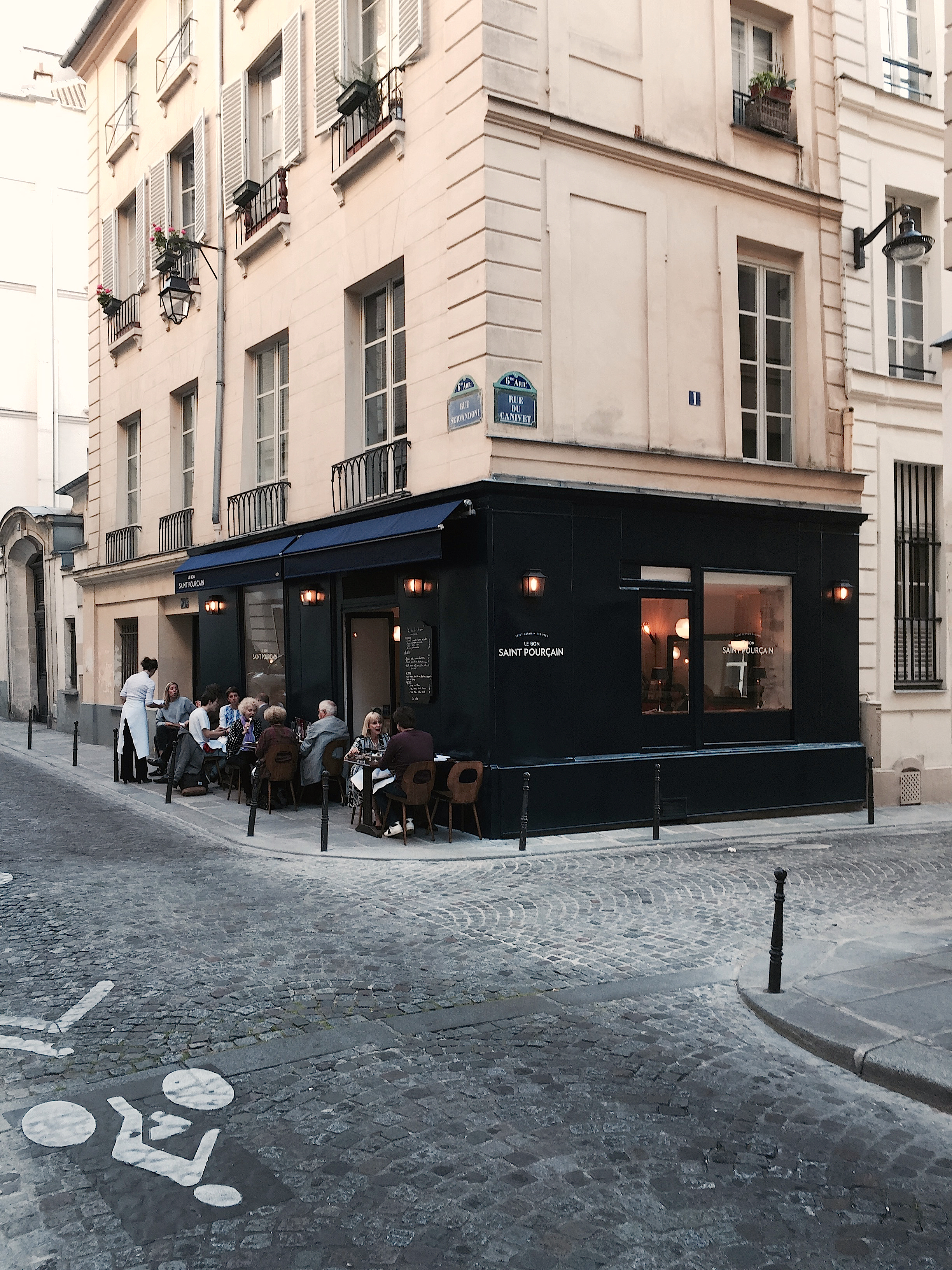 Le Bon Saint Pourçain  A Change for the Better in Saint-Germain-des-Prés,  B+ - Alexander Lobrano