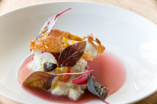 Palais Royal Fish with beet broth @ GdeLaubier-47