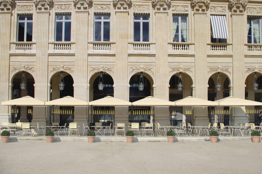 Restaurant du Palais Royal - Vue extérieure côté Jardin du Palais-Royal