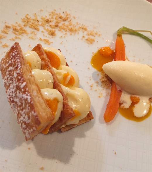 Domaine de Fonteniille carrot millefeuille