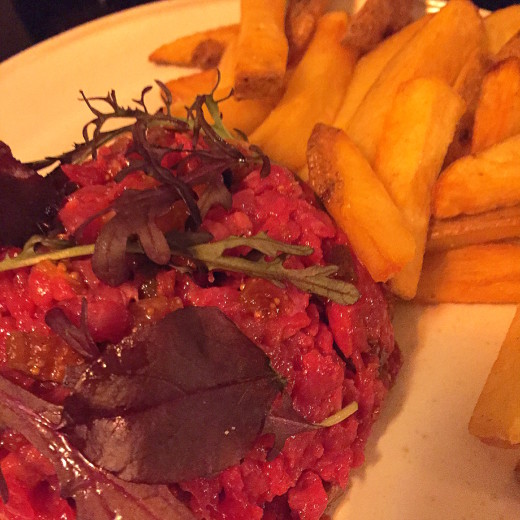 Kult restaurant, Paris - Steak Tartare @AlexanderLobrano