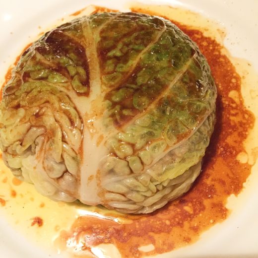 Les Arlots - stuffed cabbage @Alexander Lobrano