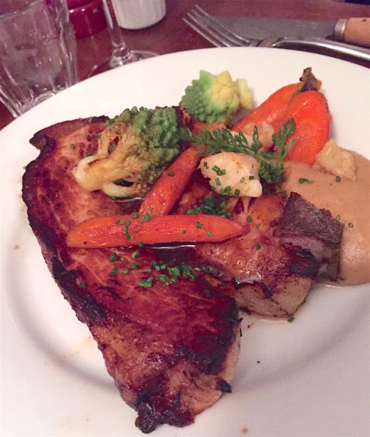 Les Arlots - roast veal with vegetables @Alexander Lobrano