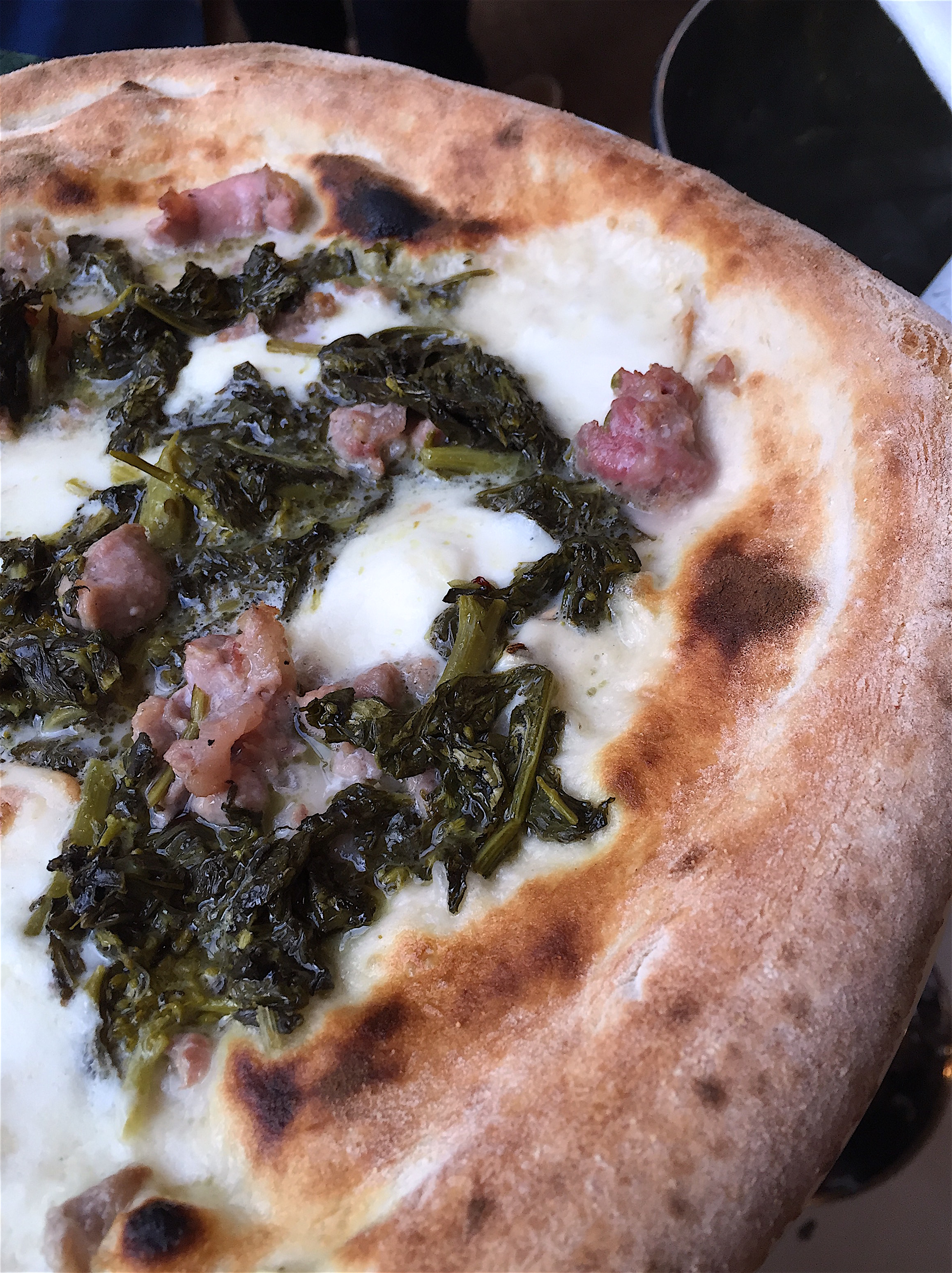 Daroco - Pizza with broccoli rabe and sausage @AlexanderLobrano