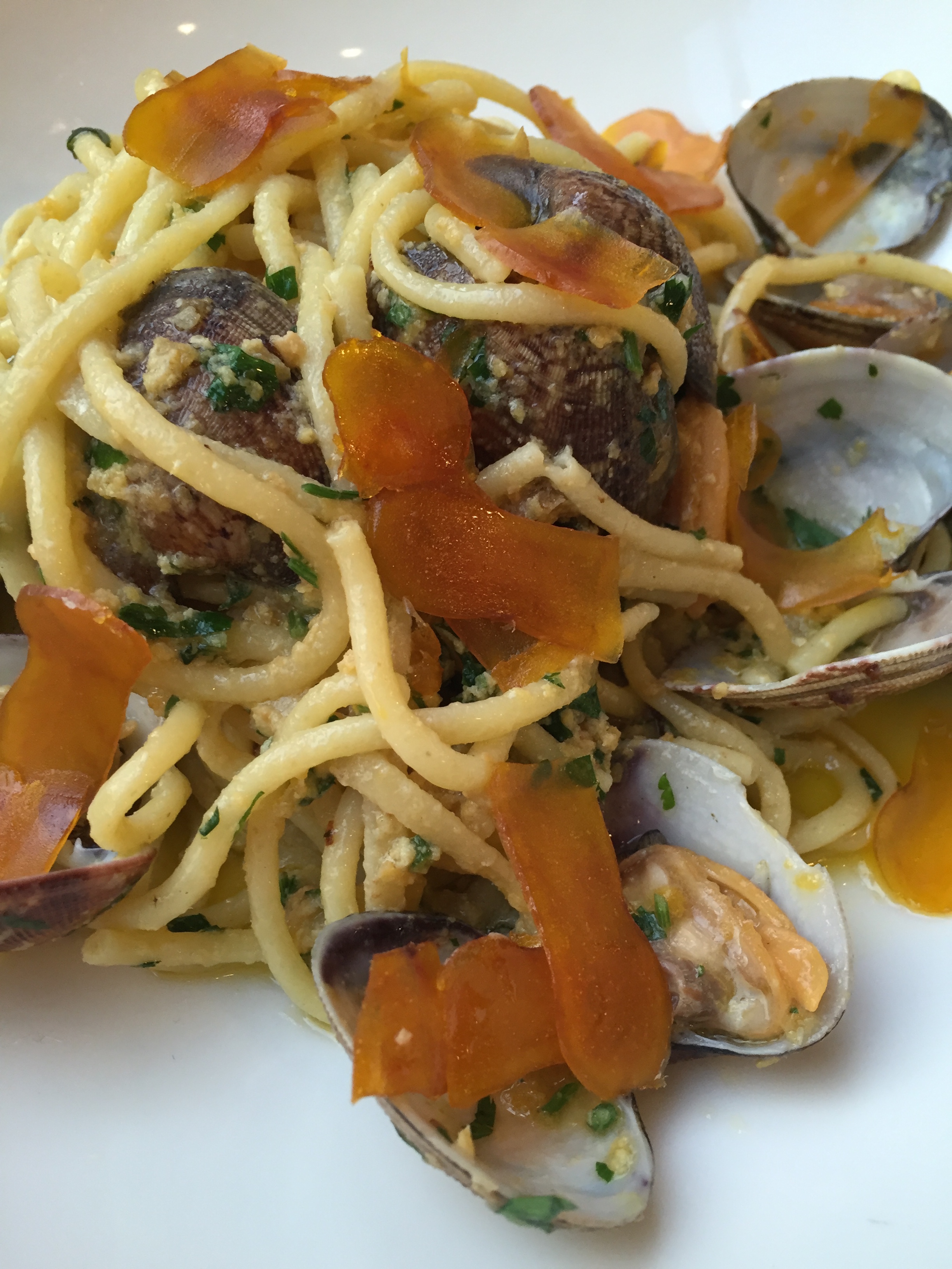 Daroco - Spaghetti alle vongole et bottarga @AlexanderLobrano