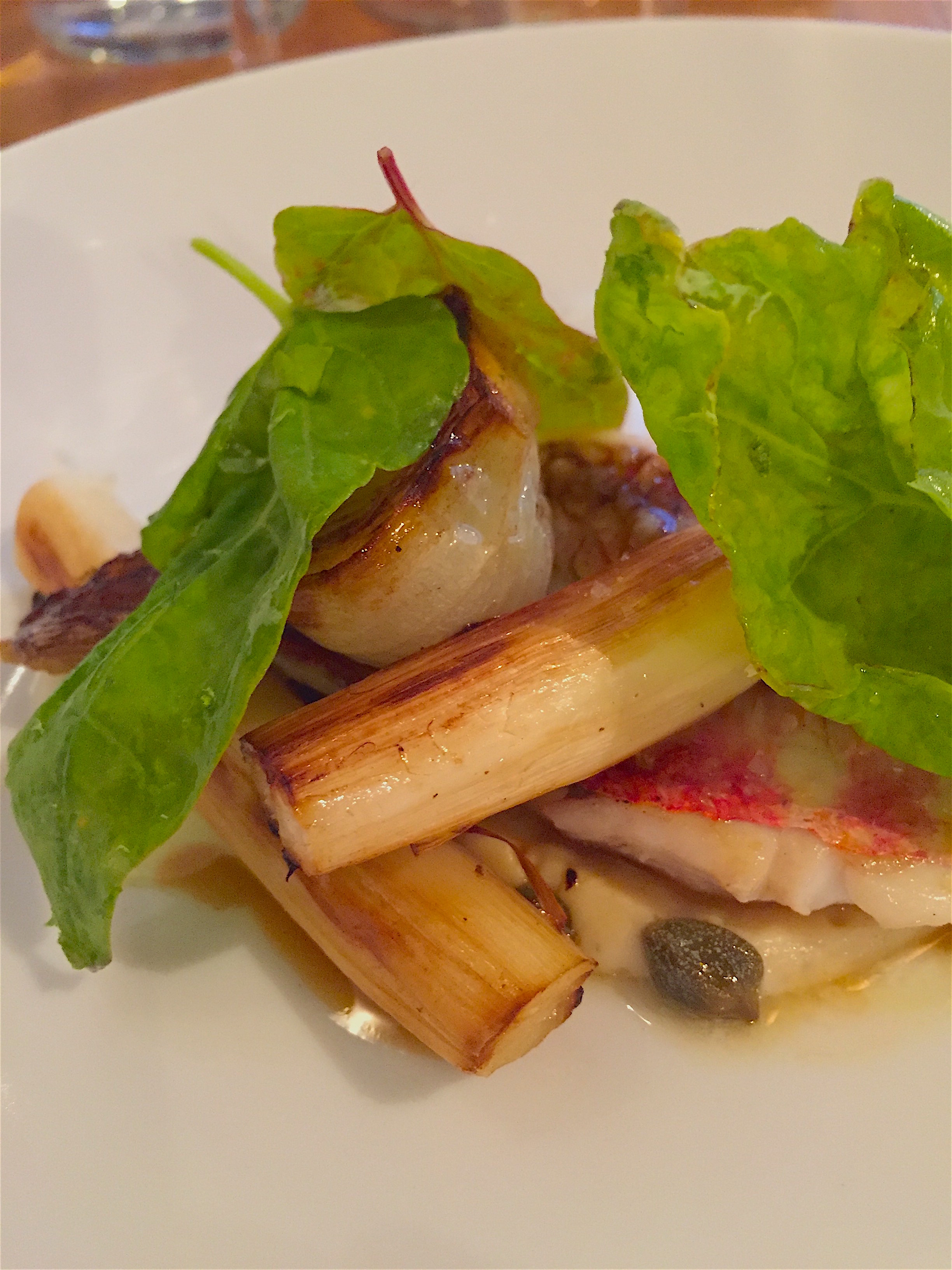 Fulgurances - red mullet and white asparagus