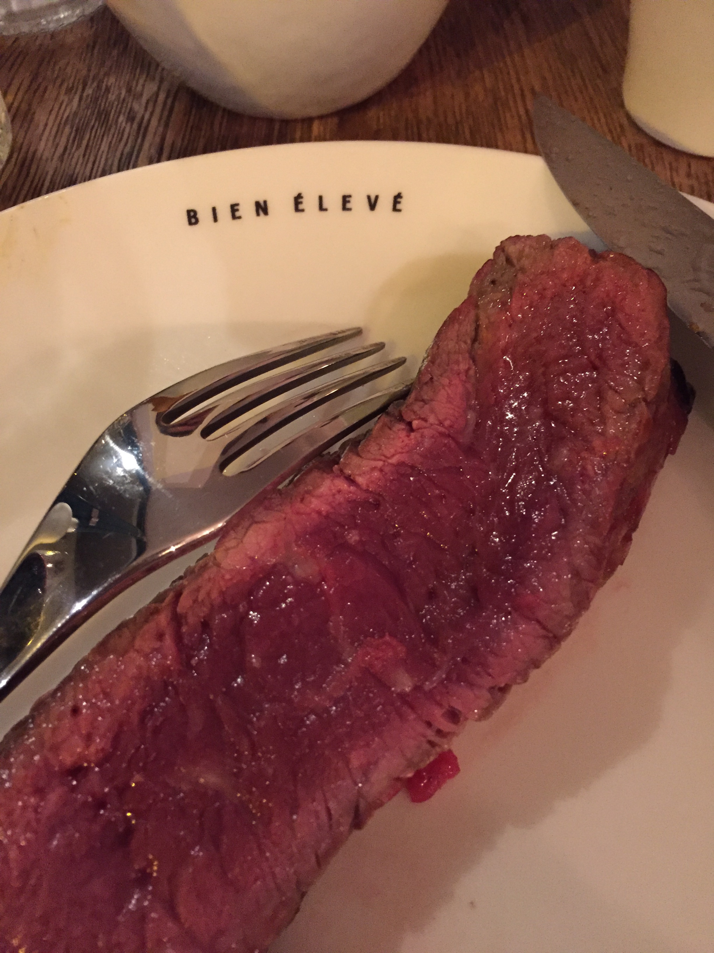 Bien Eleve - steak @ Alexander Lobrano