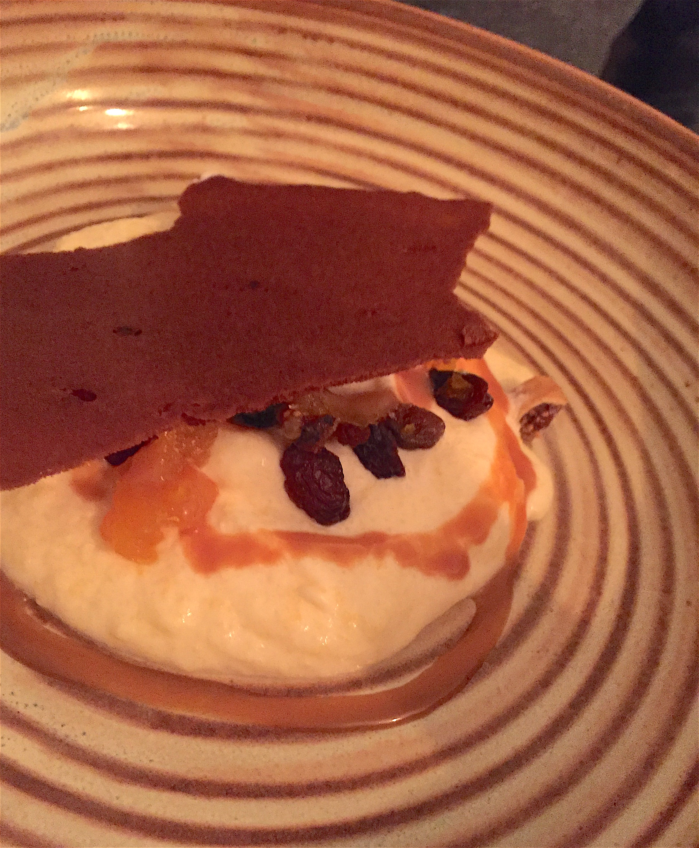 Detour - polenta with dried fruit @Alexander Lobrano