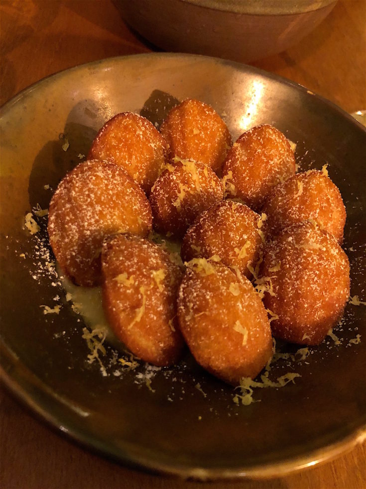 Hugo & Co - madeleines with lemon zest @Alexander Lobrano