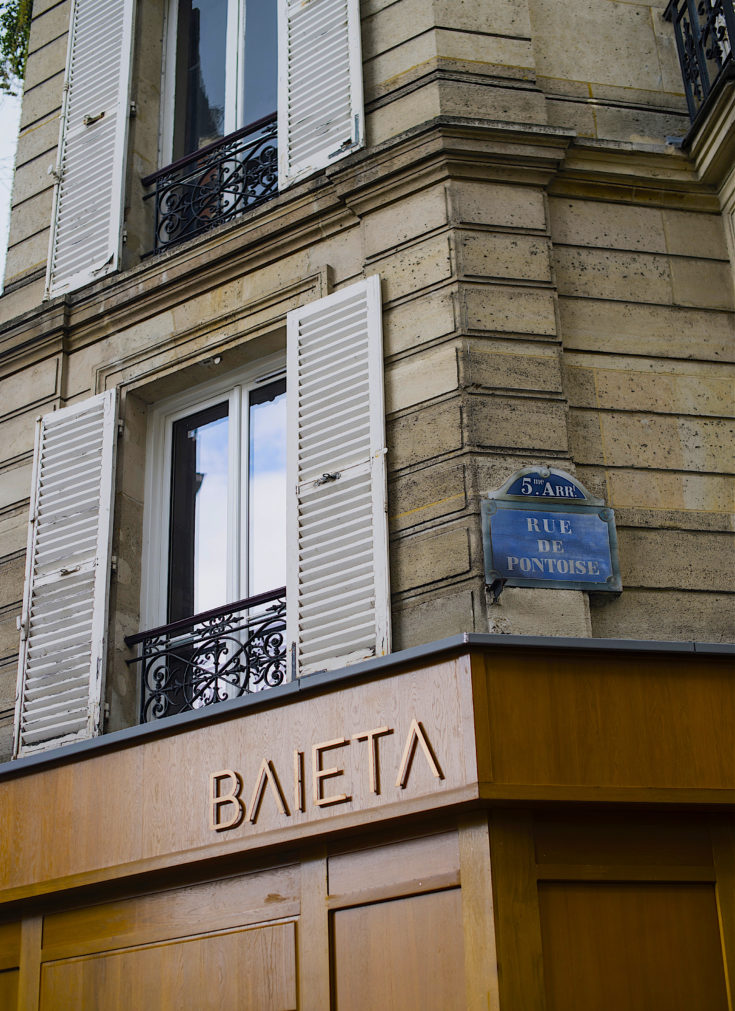 Baieta - Street sign