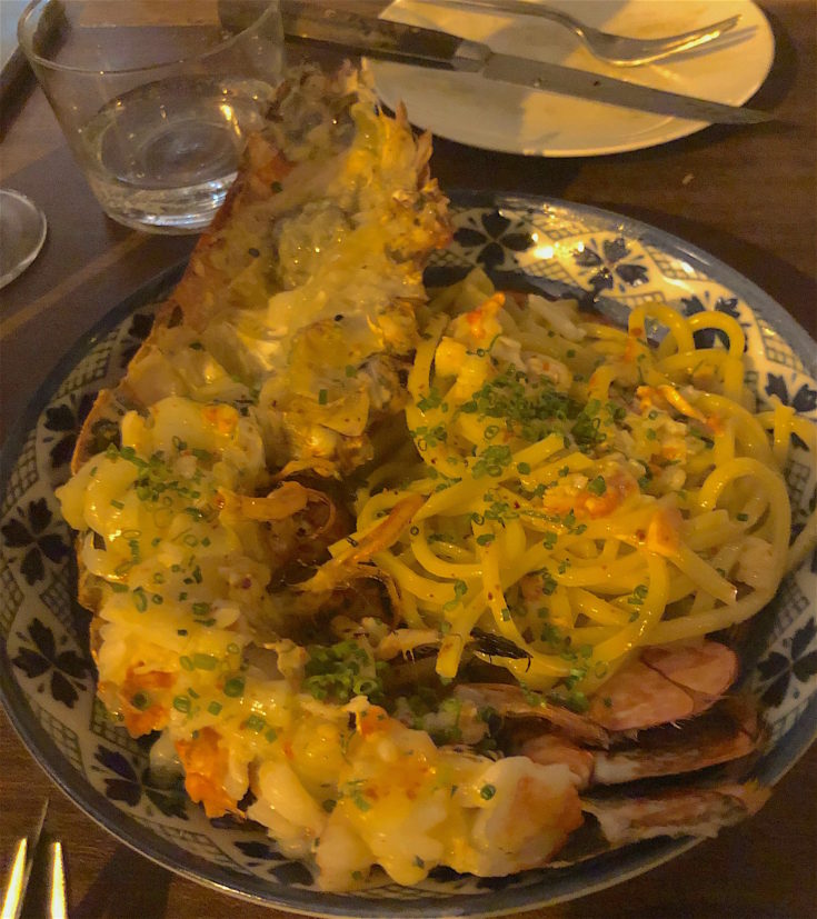 Le Rigmarole - pasta with lobster@AlexanderLobrano