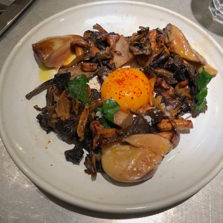 Joia par Helene Darroze - wild mushrooms, egg, foie gras @ALexander Lobrano