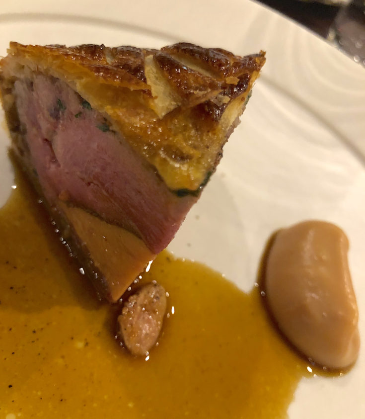 Maison par Sota Atsumi = Pithiviers of duck and foie gras @Alexander Lobrano