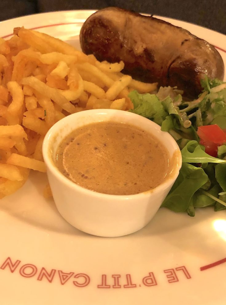 Le P'tit Canon - andouillette @Alexander Lobrano