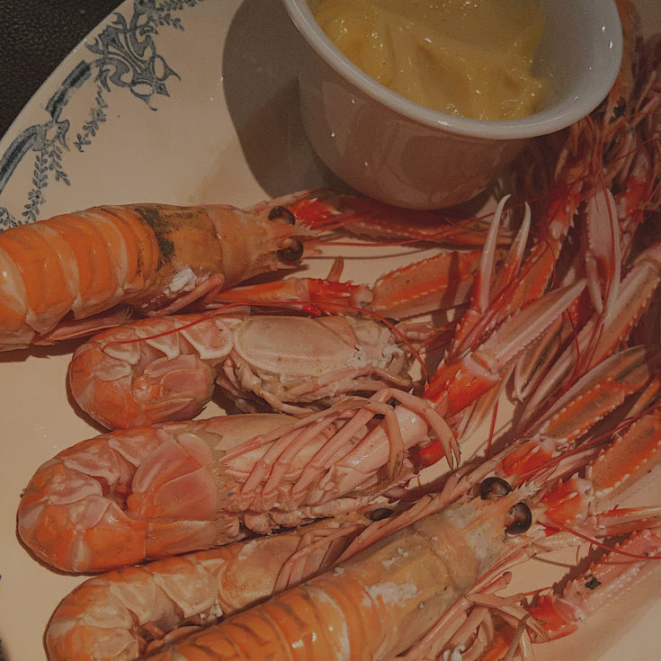 Langoustines from Luximer @Alexander Lobrano