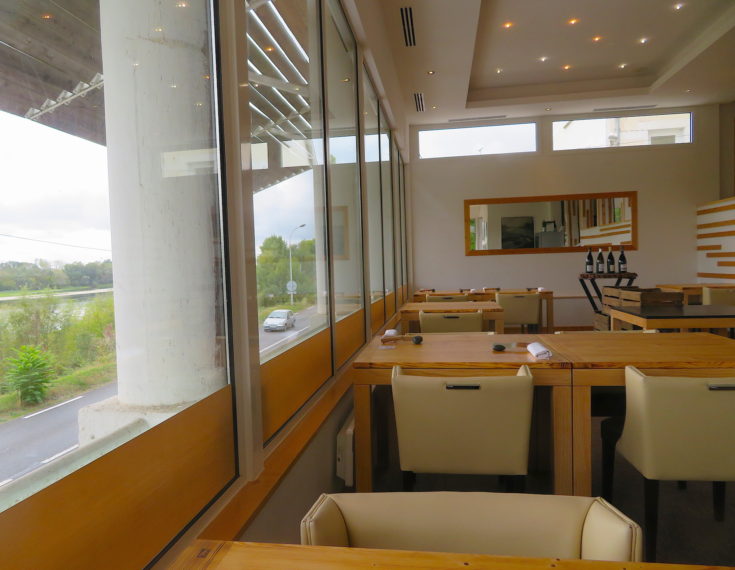 Assa - dining room with view of Loire @Alexander Lobrano
