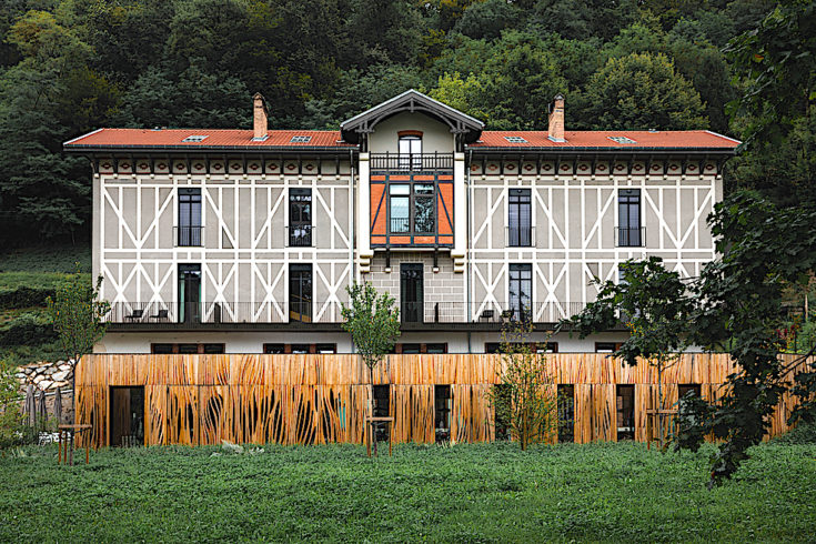 Maison Aribert - Facade of hotel and restaurant @ STUDIO PAPIE AIME MAMIE