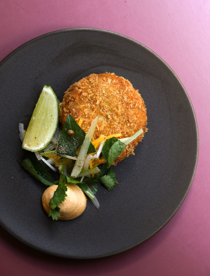 Brigade du Tigre - crab cake @Geraldine Martens