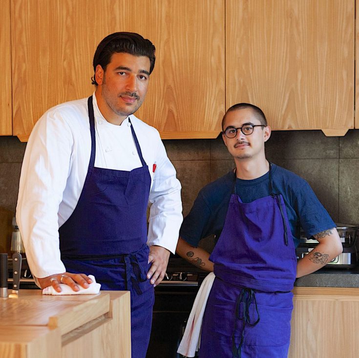 Chefs Pierre Toitou and Cyril Pham at Drum Cafe 