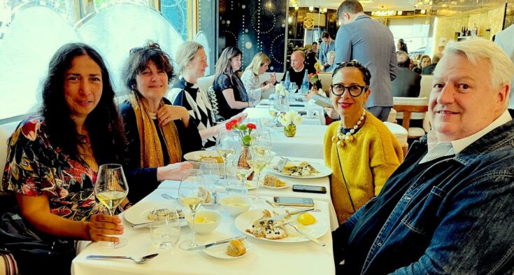 Laurie Ochoa, Ruth Reichl, Nancy Silver and Alec Lobrano